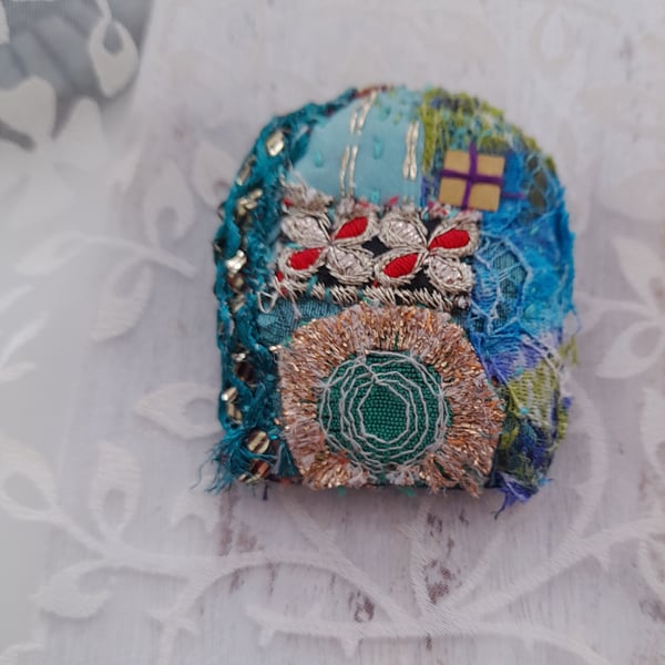 Textile Brooch