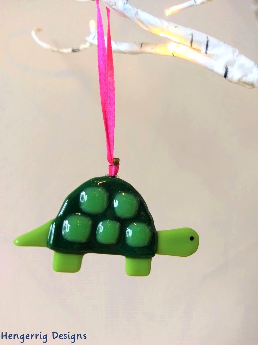 Fused Glass Tortoise