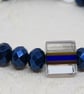 Stripe glass stretch bracelet - Image 2