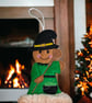 Witch, Gingerbread Embroidered Hanging Keepsake, Halloween 