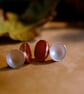 Slver and Copper Acorn Studs - Image 4