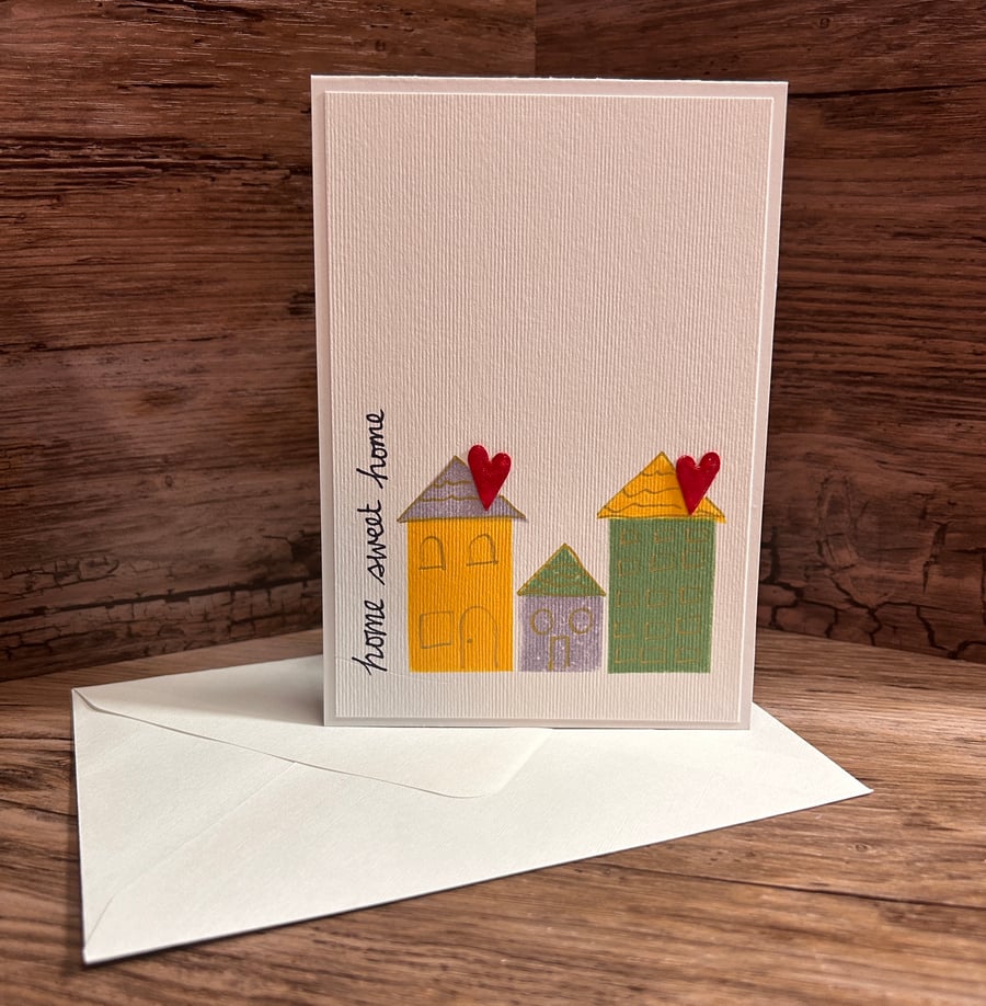 New Home Card - Handmade
