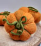 Small Needle Felted Pumpkin - seasonal table decoration WITH TWIZZLES! - Image 2
