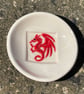 Ceramic red dragon keepsake dish - Image 2