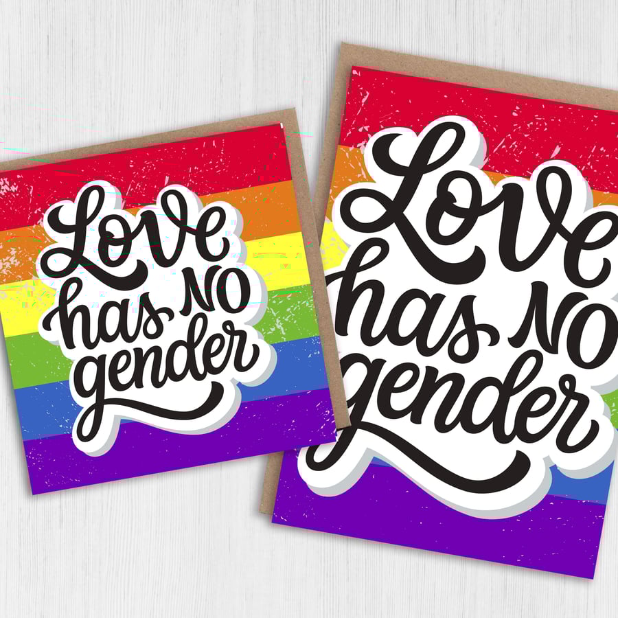 LGBTQ card: Love has no gender