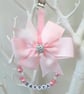 Personalised Pram Charm,Pink pram charm,New Baby girl gift,Baby shower gift - Image 5