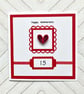 Anniversary card - personalised with ANY number - boxed option - Image 2