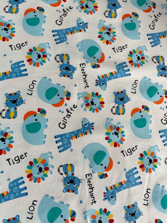 Cotton Poplin Animal Print