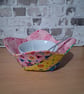 REVERSABLE BOWL COSY IN BRIGHT COLOURFUL FABRIC