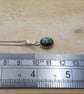 Tiny minimalist oval Labradorite pendant necklace. Reiki charged - Image 4