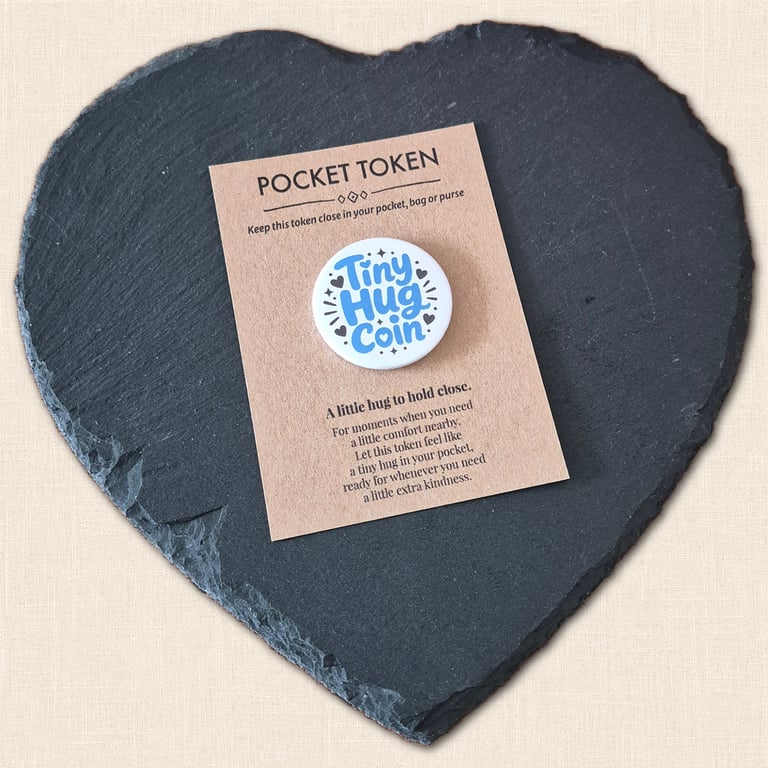 Tiny Hug Coin Pocket Token - Little Hug to Carry With You