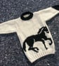 Horse Sweater and Hat Knitting Pattern.  Digital Pattern - Image 5