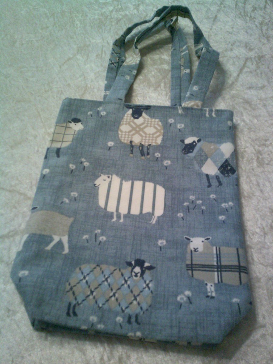 Project Bag with Sheep