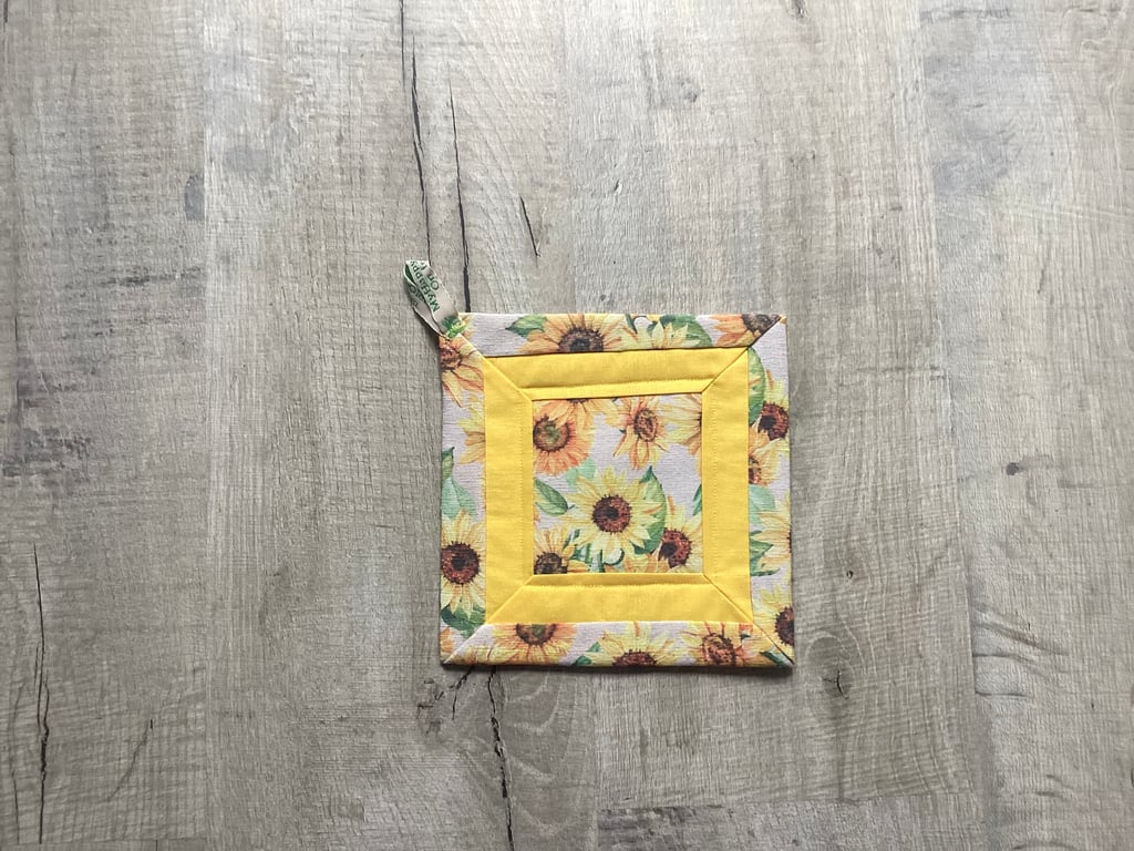 Sunflower Pot Holder