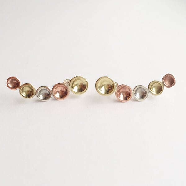 Dotty ear crawler - pair