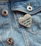 Never Forget How Great You Are - Polymer Shimmery Pin Badge