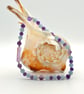 Amethyst & Angelite Bracelet, Birthday, Anniversary, Valentine Gifts For Her - Image 4