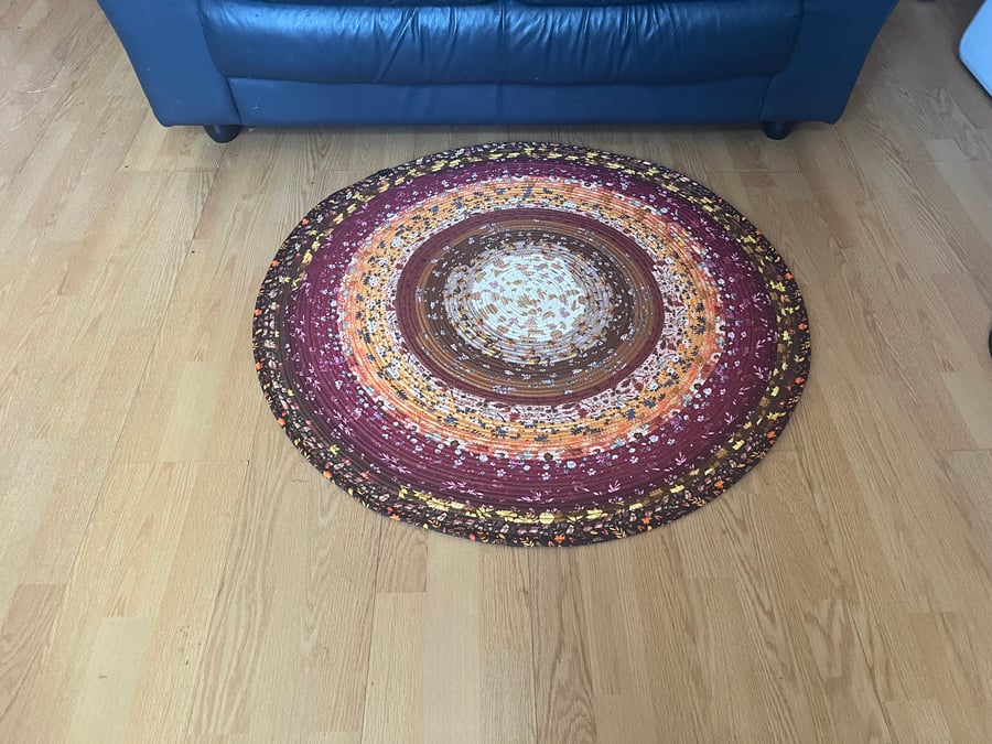 Handmade Jelly Roll Rug