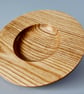 Beautiful, small hand-turned wooden platter. - Image 2