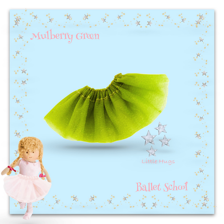 Special Offer - Apple Green Ballet Tutu to fit the Little Hugs Dolls