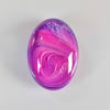 Small Fantasy Oval Cabochon in Pink & Purple, hand made cabochon