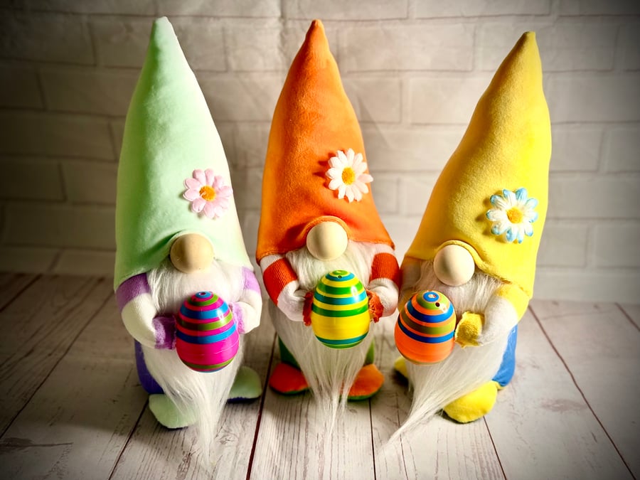 Handmade Easter Egg Nordic Gnomes, Gonk, Swedish Tomte, Gnome
