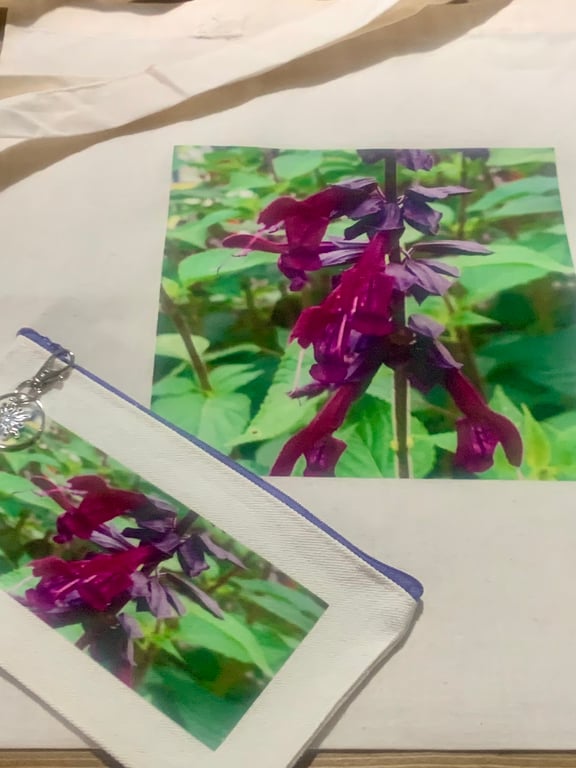 Tote Bag and Micro Bag Set with One Of A Kind Design