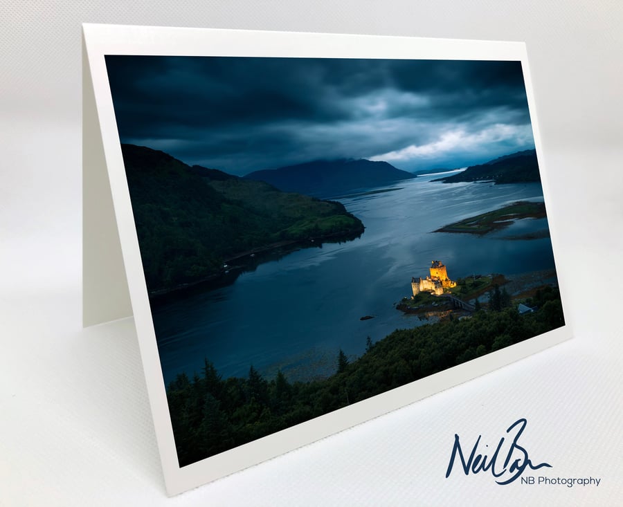 Eilean Donan Castle - Scotland Greeting Card by Neil Barr
