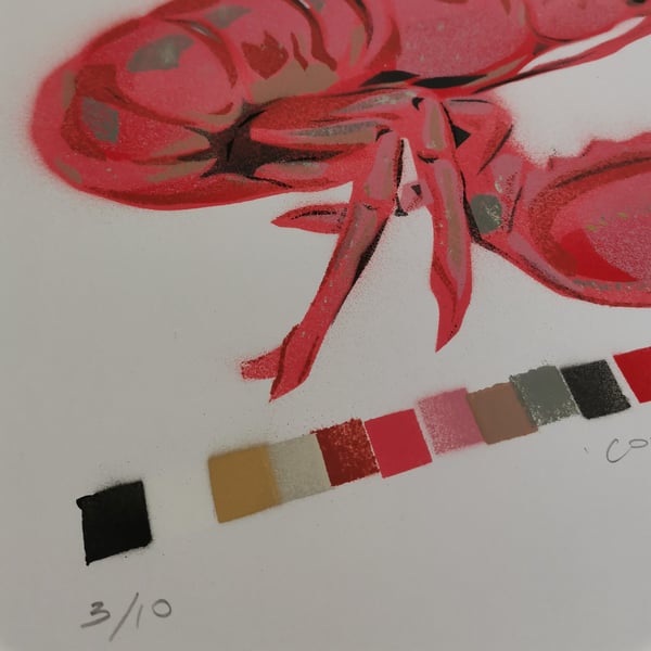 Common Lobster (original signed spraypaint art)
