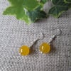 Quartzite Earrings, Yellow