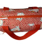 Large wash bag in owl print, toiletries bag with handles and pocket. - Image 3