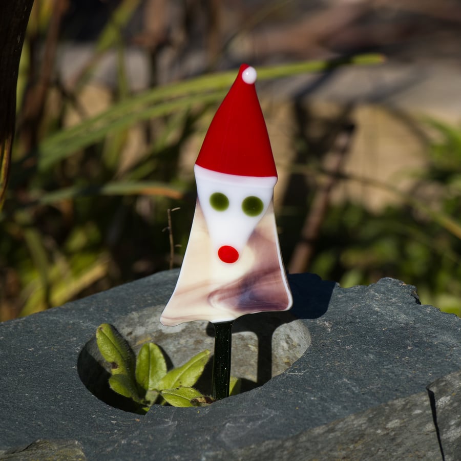 Fused Glass Pot Reindeer - 3203-01