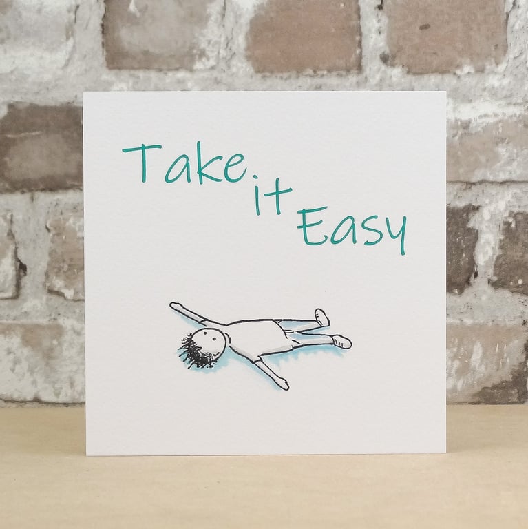 Birthday Card Take It Easy 