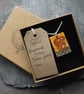 Handmade Ceramic Red Squirrel pendant - Image 6