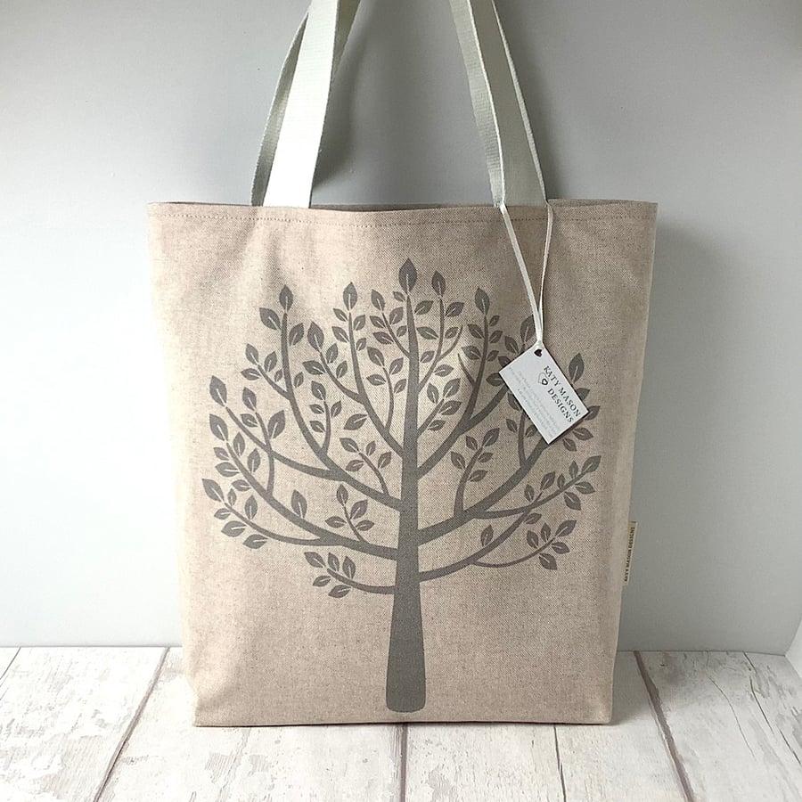 Tree Print Tote Bag