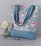 Tote bag, shopping bag, floral