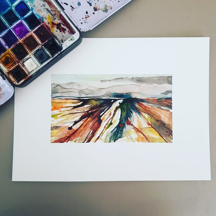 Tide Out (original watercolour)