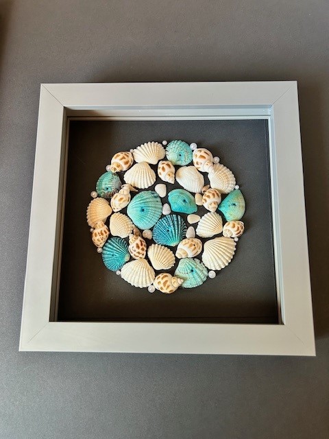 Black Circular Framed Picture