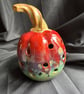 Rosy Green Autumn Pumpkin Luminary - Image 2