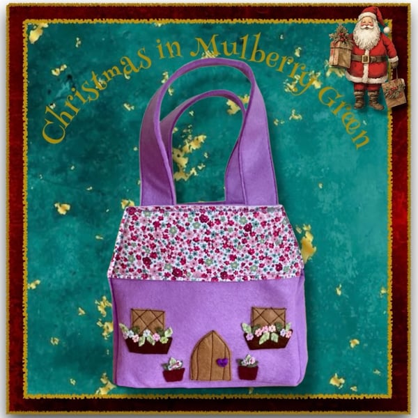 Periwinkle Cottage - A Little Nipper Mouse House in a Bag