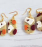 NEW Autumn themed statement earrings, ONE OF EACH AVAILABLE - Image 3