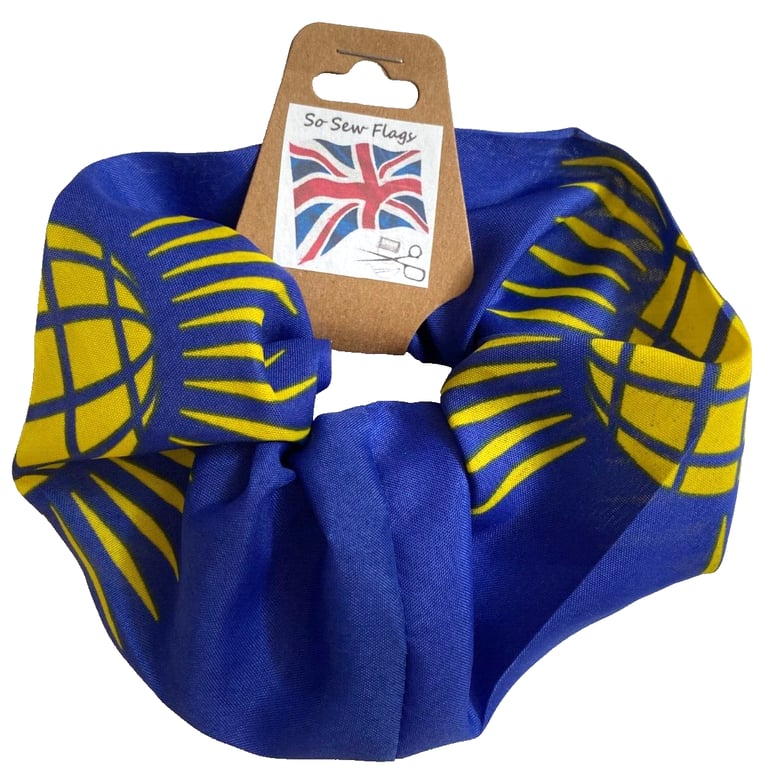 Commonwealth Flag Hair Scrunchie Scrunchies Accessory Band Elastic