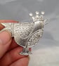 Cockerel brooch