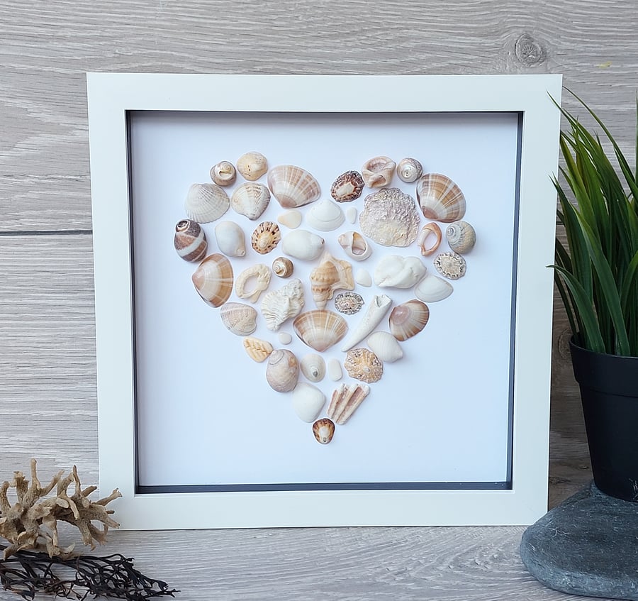 Cornish shell heart