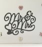 Wedding card  'Mr & Mrs' card. Ref 199.  - Image 1