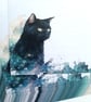Letter Writing Paper Black Cat - Image 8