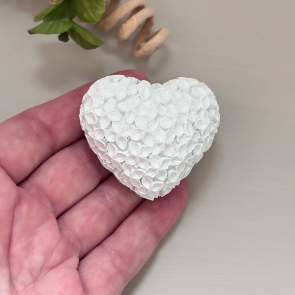 Clay Heart Diffuser, Eco Friendly Essential Oil Diffuser, Floral Aromatherapy 