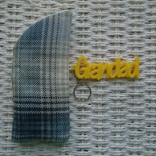 Glasses Case & Grandad Keyring Gift Set 