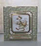 A Special Delivery Handmade Card Whimsical Postal Goose