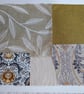 Golden Brown Slow Stitching kit(large) - upcycled and zero waste textiles  - Image 5